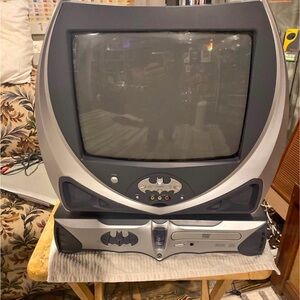 Batman Branded TV/DVD Combo in Black and Silver